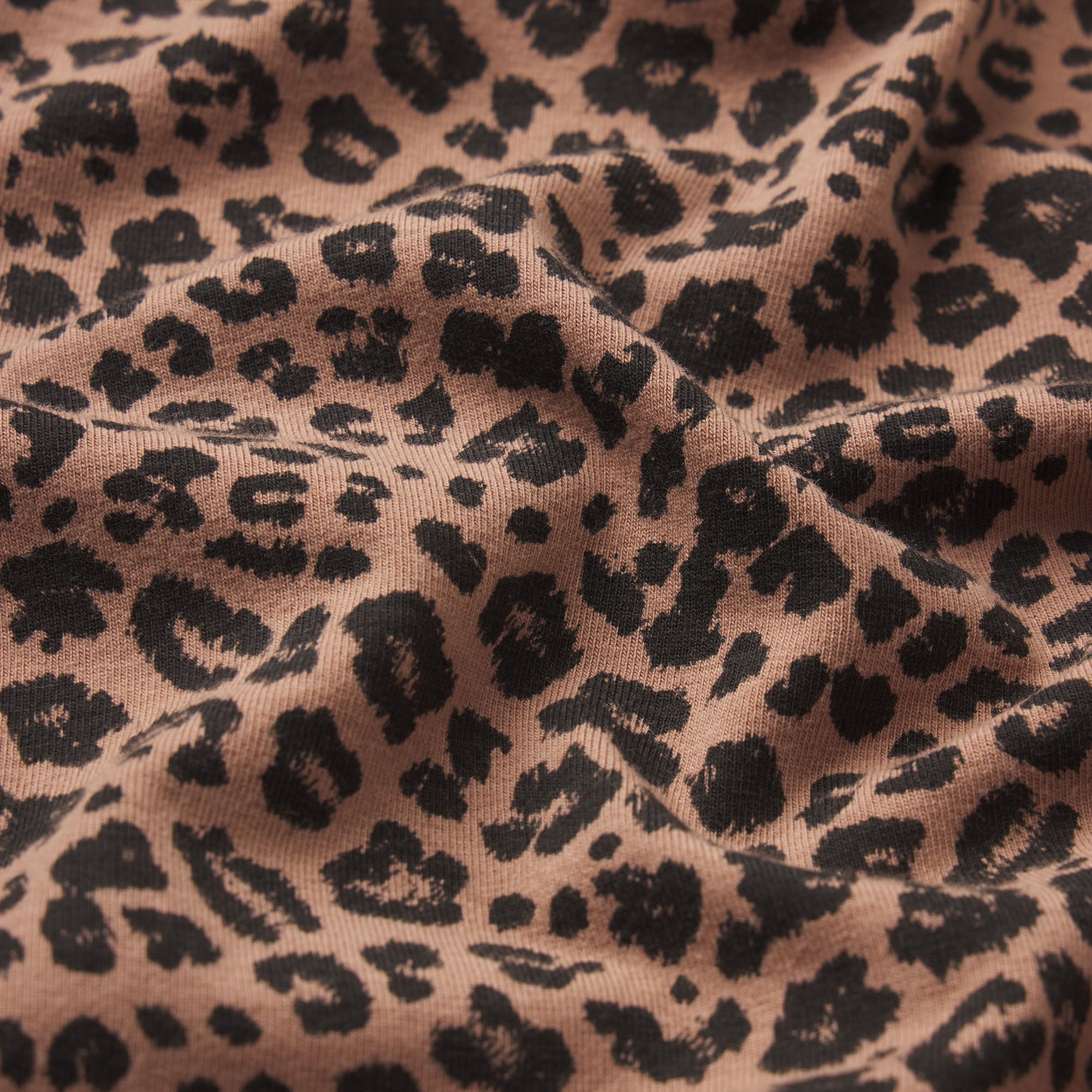 COTTON JERSEY FOLDOVER MINI SKORT | SIENNA NATURAL LEOPARD
