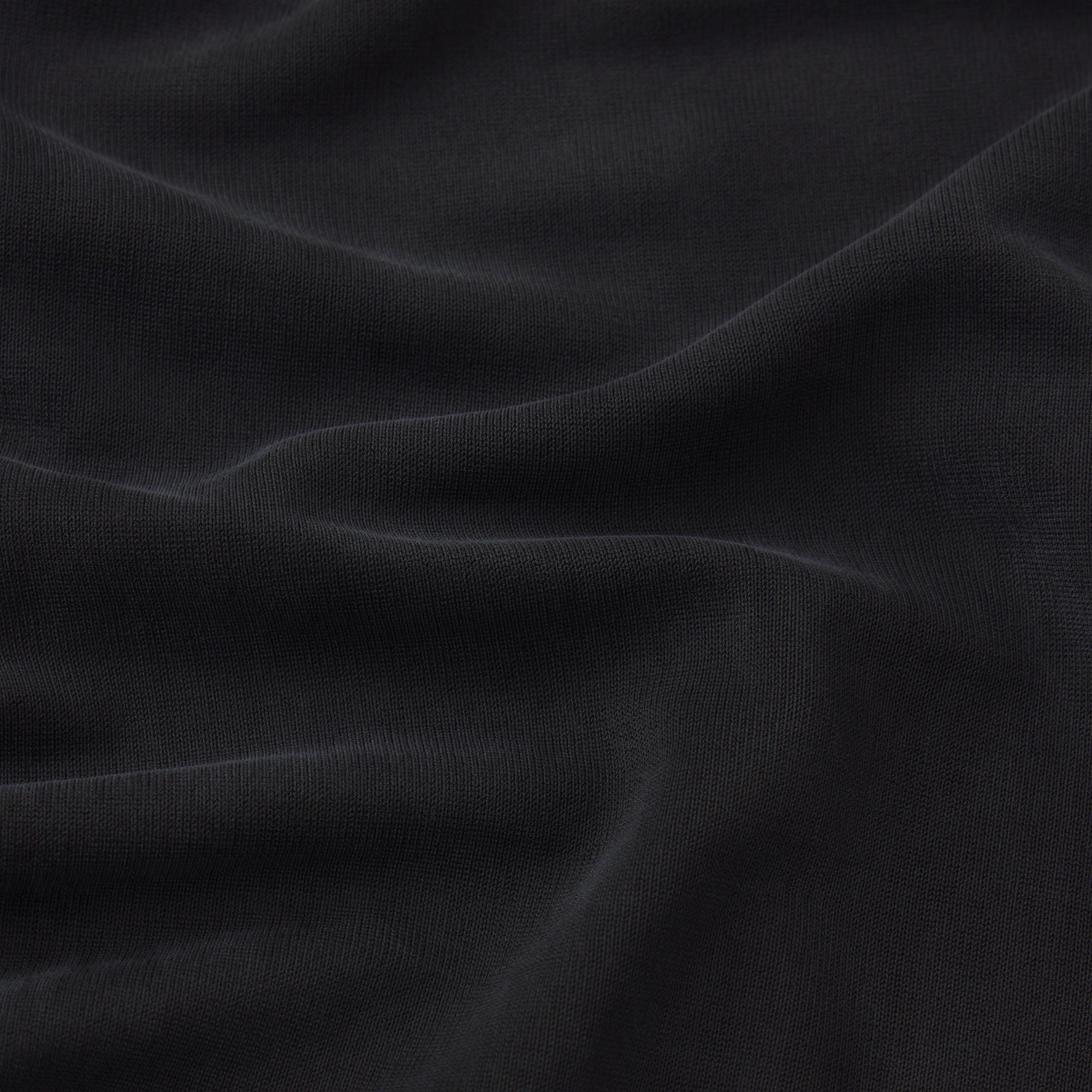 CUPRO JERSEY ASYMMETRICAL TOP | OBSIDIAN