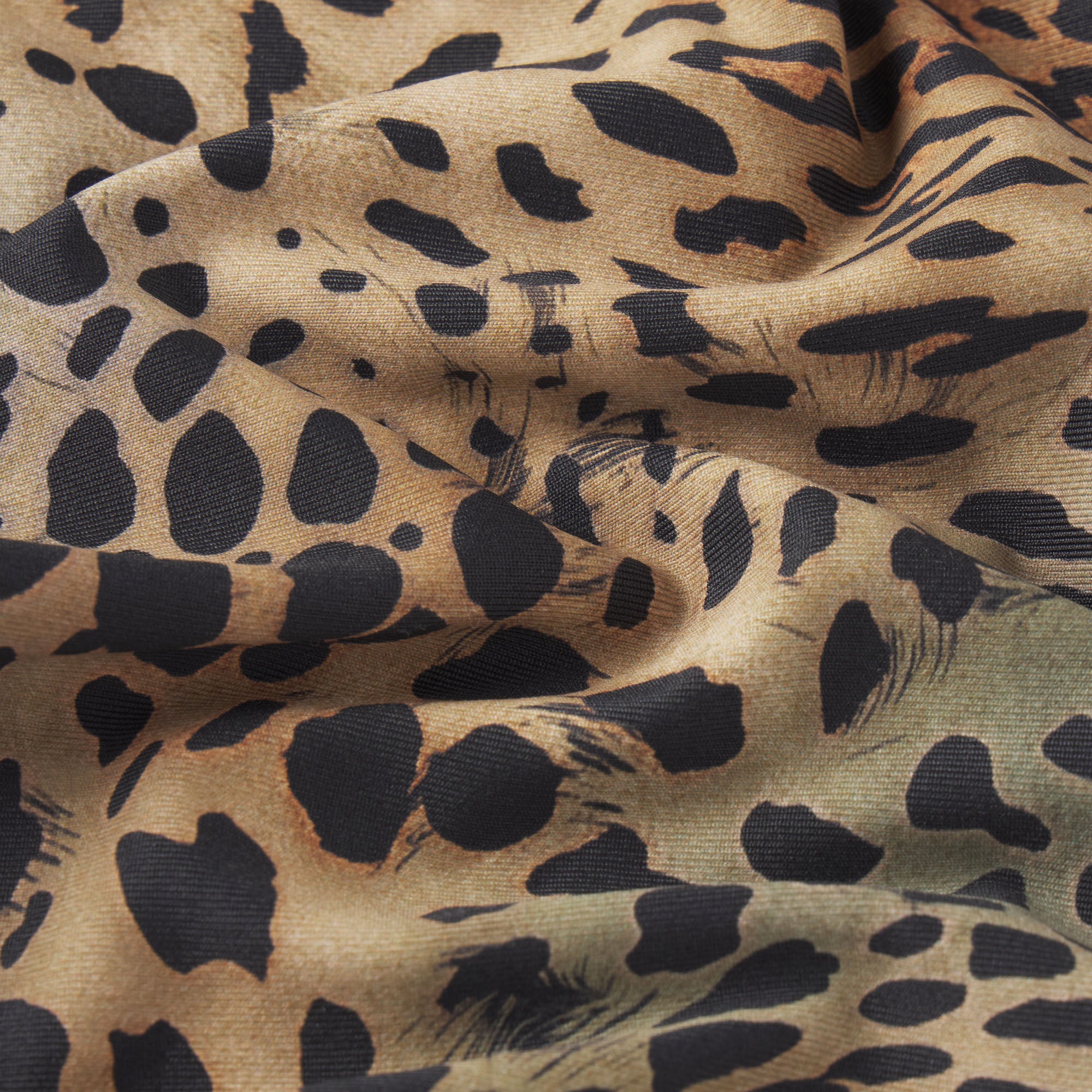 ICONIC SWIM HARDWARE TIE SIDE BIKINI BOTTOM | CHEETAH SKIN PRINT