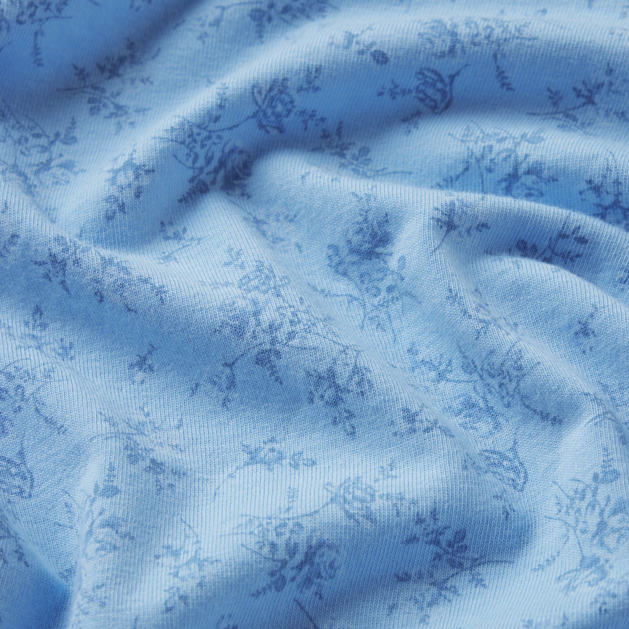 LIGHTWEIGHT COTTON WIDE LACE BRIEF | SURF DAINTY FLORAL PRINT